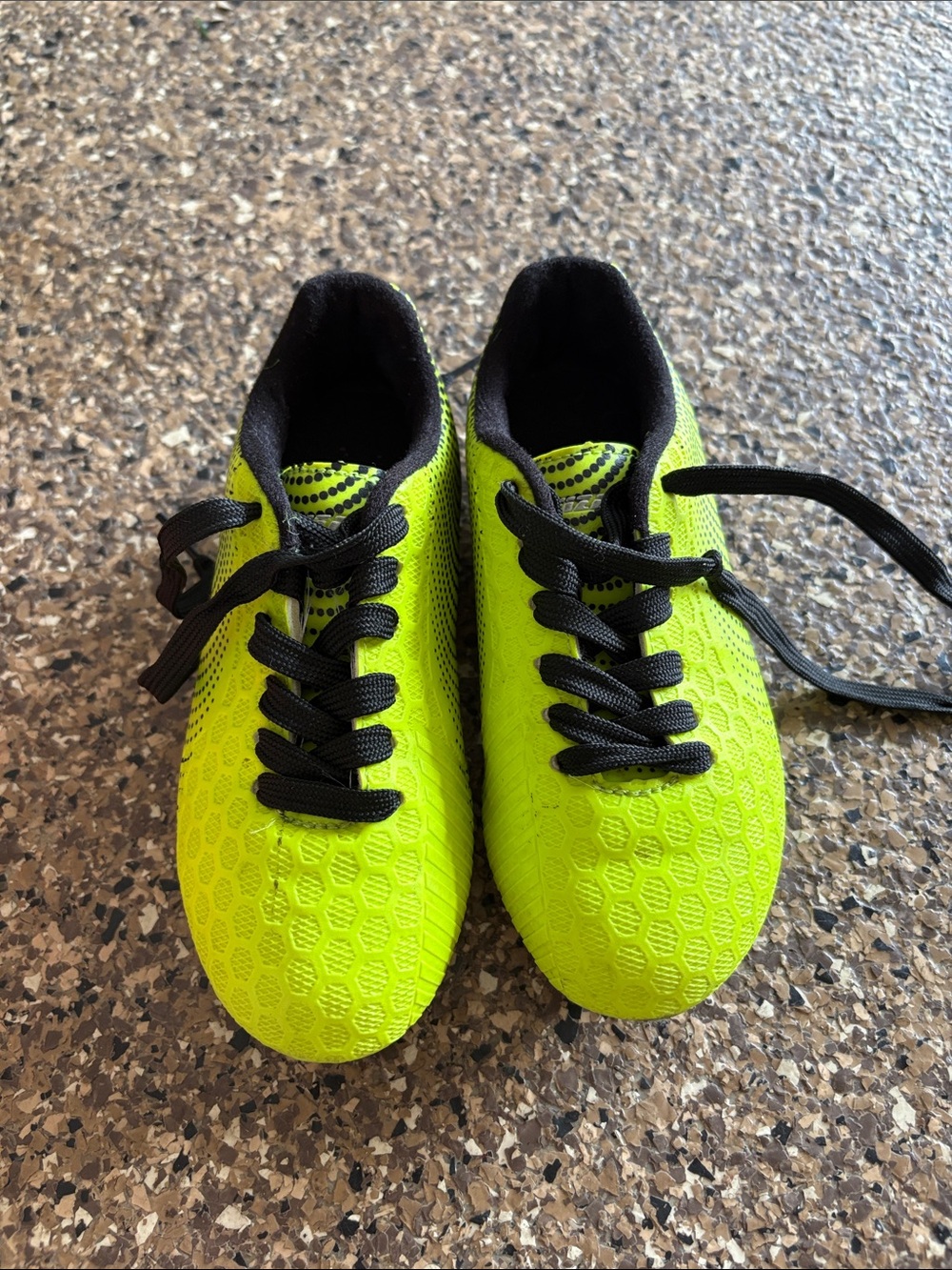 Kids Cleats with Black Laces